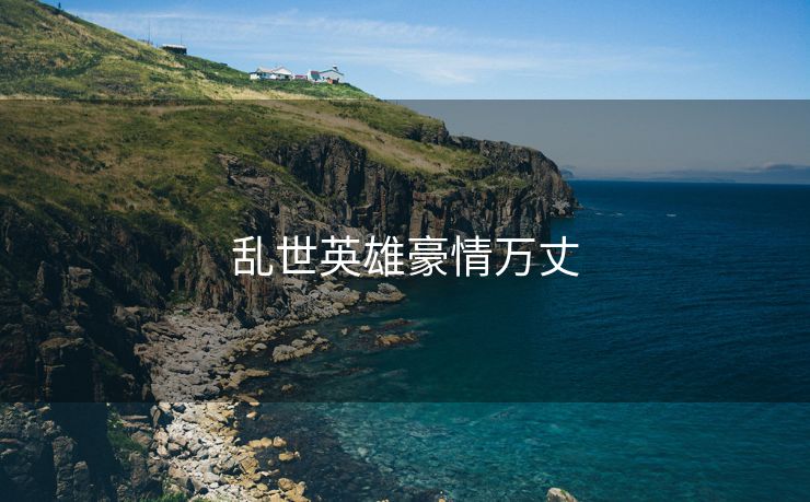 乱世英雄豪情万丈